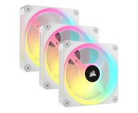 Wentylator do komputera CORSAIR iCUE LINK QX120 PWM RGB White Triple Pack 3x120mm CO-9051006-WW